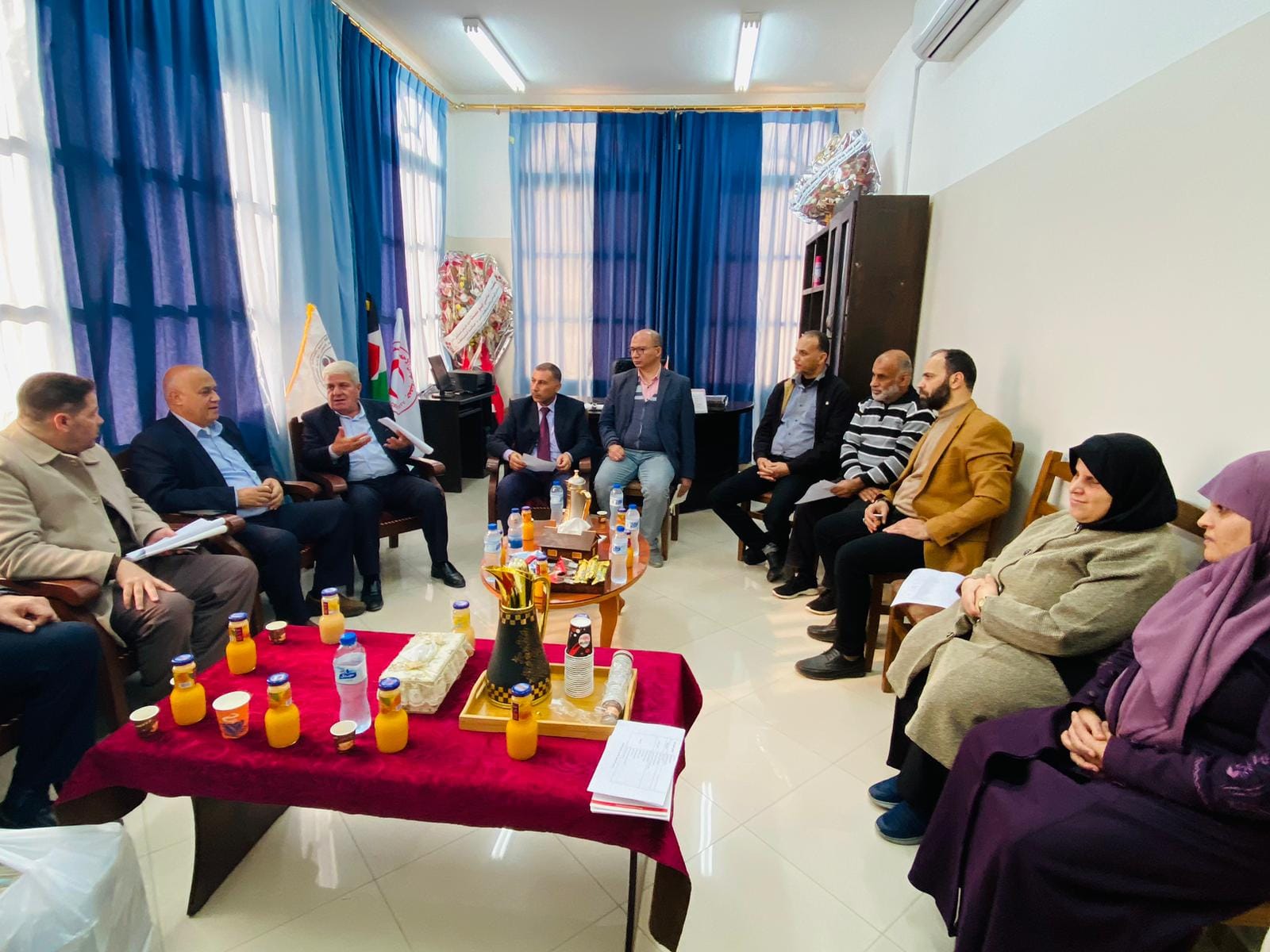 وفد من الجامعة الإسلامية فرع الجنوب يزور كلية تنمية القدرات الجامعية
