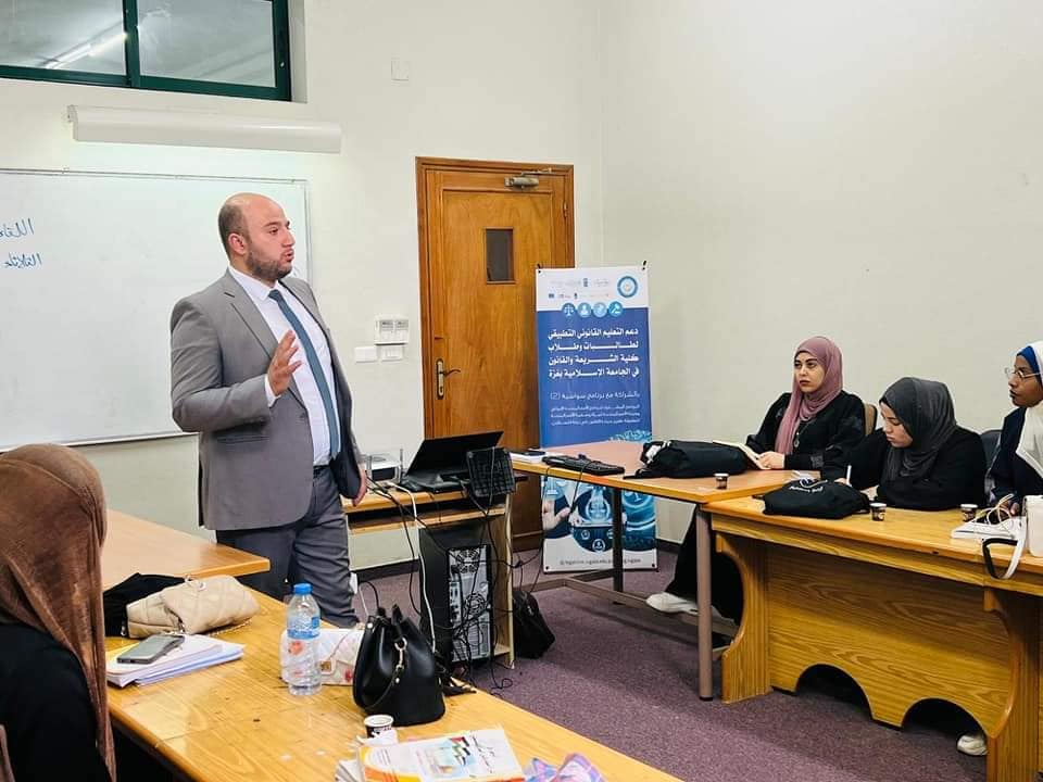 أجواء من التدريبات التطبيقية لطلبة كلية الشريعة والقانون في الجامعة الإسلامية فرع الجنوب